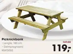Hanos Picknickbank aanbieding