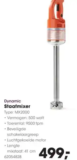 Hanos Dynamic Staafmixer aanbieding