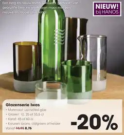 Hanos Glazenserie Iwas aanbieding