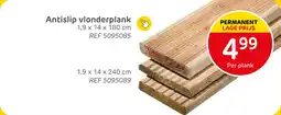 Brico Antislip vlonderplank aanbieding