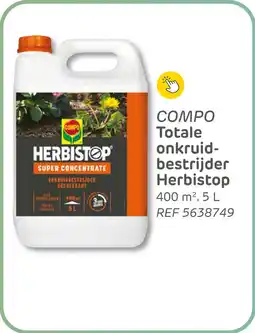 Brico Compo Totale onkruid bestrijder Herbistop aanbieding
