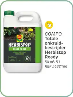 Brico Compo Totale onkruid bestrijder Herbistop Ready aanbieding