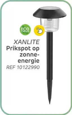 Brico Xanlite Prikspot op zonne energie aanbieding