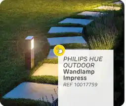 Brico Philips Hue Outdoor Wandlamp Impress aanbieding