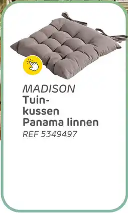 Brico Madison Tuin kussen Panama linnen aanbieding