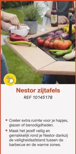Brico Nestor zijtafels aanbieding