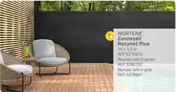 Brico Nortene Zonnezeil Recynet Plus aanbieding