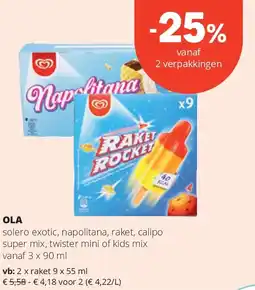 Spar OLA solero exotic aanbieding