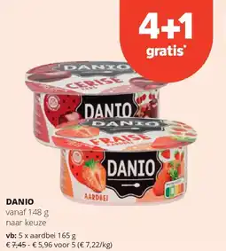Spar DANIO vanaf 148 g aanbieding