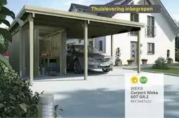 Brico Weka Carport Weka 607 GR.2 aanbieding