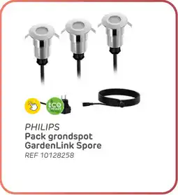 Brico Philips Pack grondspot GardenLink Spore aanbieding