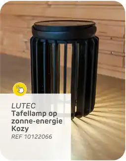 Brico Lutec Tafellamp op zonne energie Kozy aanbieding