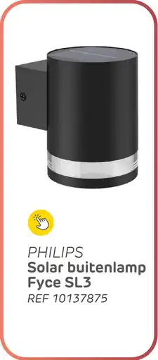 Brico Philips Solar buitenlamp Fyce SL3 aanbieding