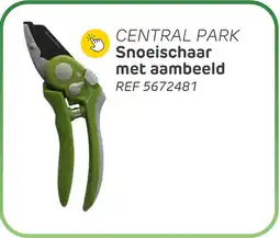 Brico Central Park Snoeischaar met aambeeld aanbieding
