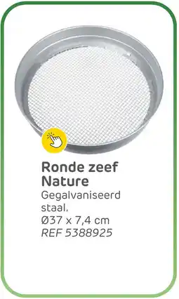 Brico Ronde zeef Nature aanbieding