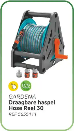 Brico Gardena Draagbare haspel Hose Reel 30 aanbieding
