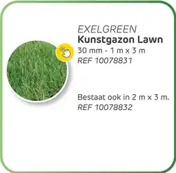Brico Exelgreen Kunstgazon Lawn aanbieding
