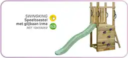 Brico Swingking Speeltoestel met glijbaan Irma aanbieding