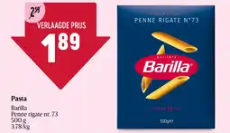 Delhaize Pasta aanbieding