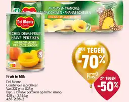 Fruit in blik