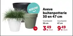 AVEVE Aveve buitenpotterie 30 en 47 cm aanbieding