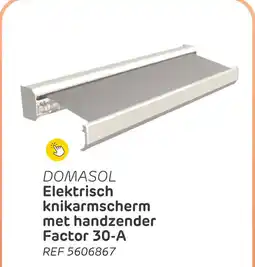 Brico Domasol Elektrisch knikarmscherm met handzender Factor 30-A aanbieding