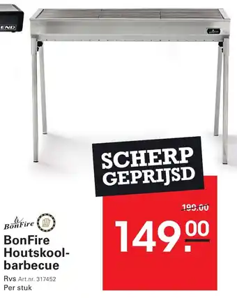 Sligro BonFire Houtskoolbarbecue aanbieding