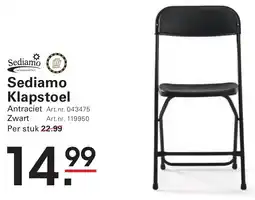 Sligro Sediamo Klapstoel aanbieding