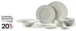Sligro Q Authentic Servies Chalk aanbieding