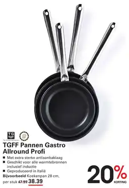 Sligro TGFF Pannen Gastro Allround Profi aanbieding