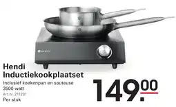 Sligro Hendi Inductiekookplaatset aanbieding