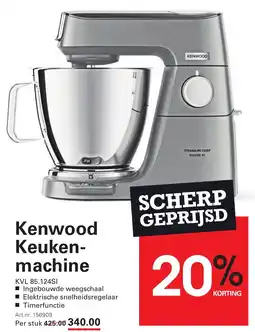 Sligro Kenwood Keukenmachine aanbieding