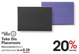 Sligro Take Dis Placemats aanbieding