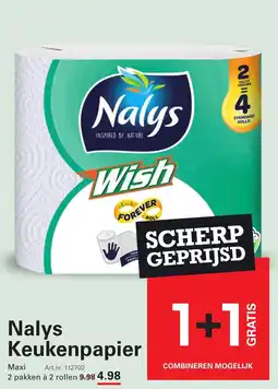 Sligro Nalys Keukenpapier aanbieding