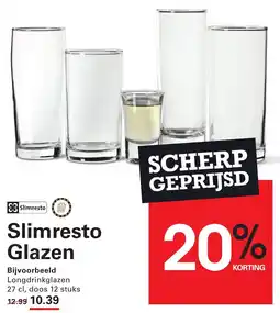Sligro Slimresto Glazen aanbieding
