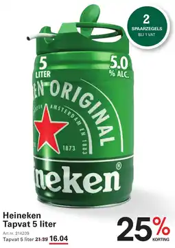 Sligro Heineken Tapvat aanbieding