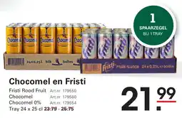 Sligro Chocomel en Fristi aanbieding