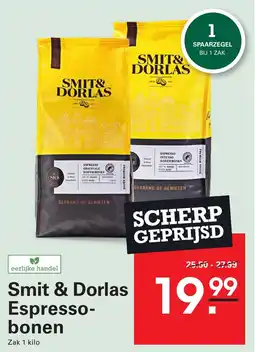 Sligro Smit & Dorlas Espressobonen aanbieding