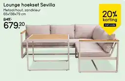 Leen Bakker Lounge hoekset Sevilla aanbieding