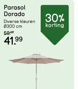 Leen Bakker Parasol Dorado aanbieding