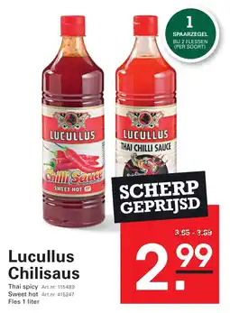 Sligro Lucullus Chilisaus aanbieding