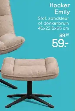Leen Bakker Hocker Emily aanbieding