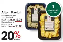 Sligro Altoni Ravioli aanbieding