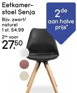 Leen Bakker Eetkamer stoel Senja aanbieding