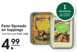 Sligro Fano Spreads en toppings aanbieding