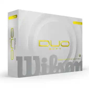 Decathlon Wilson Duo Zachte Golfballen Geel aanbieding
