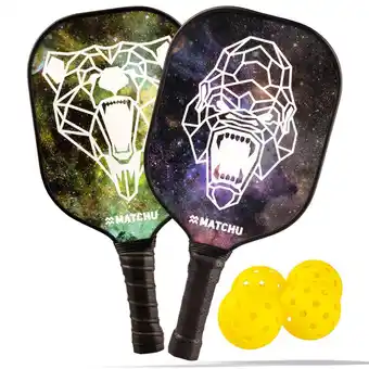 Decathlon Pickleball rackets set – Apex - 100% Carbon aanbieding