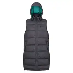 Decathlon Dames Ganella Lang Gilet (Seal grijs/rustig groen) aanbieding