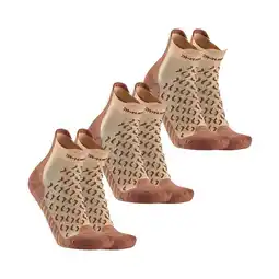 Decathlon Drogere trekkingsokken. Set van 2 paar - Outdoor UltraCool Ankle aanbieding