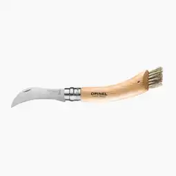 Decathlon Champignonmes beukenhouten zakmes champignons borstel vouwmes aanbieding